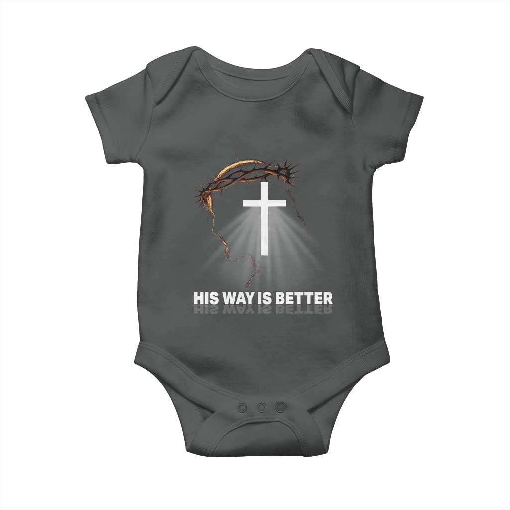 Jesus Christan Baby Onesie His Way Is Better - Wonder Print Shop