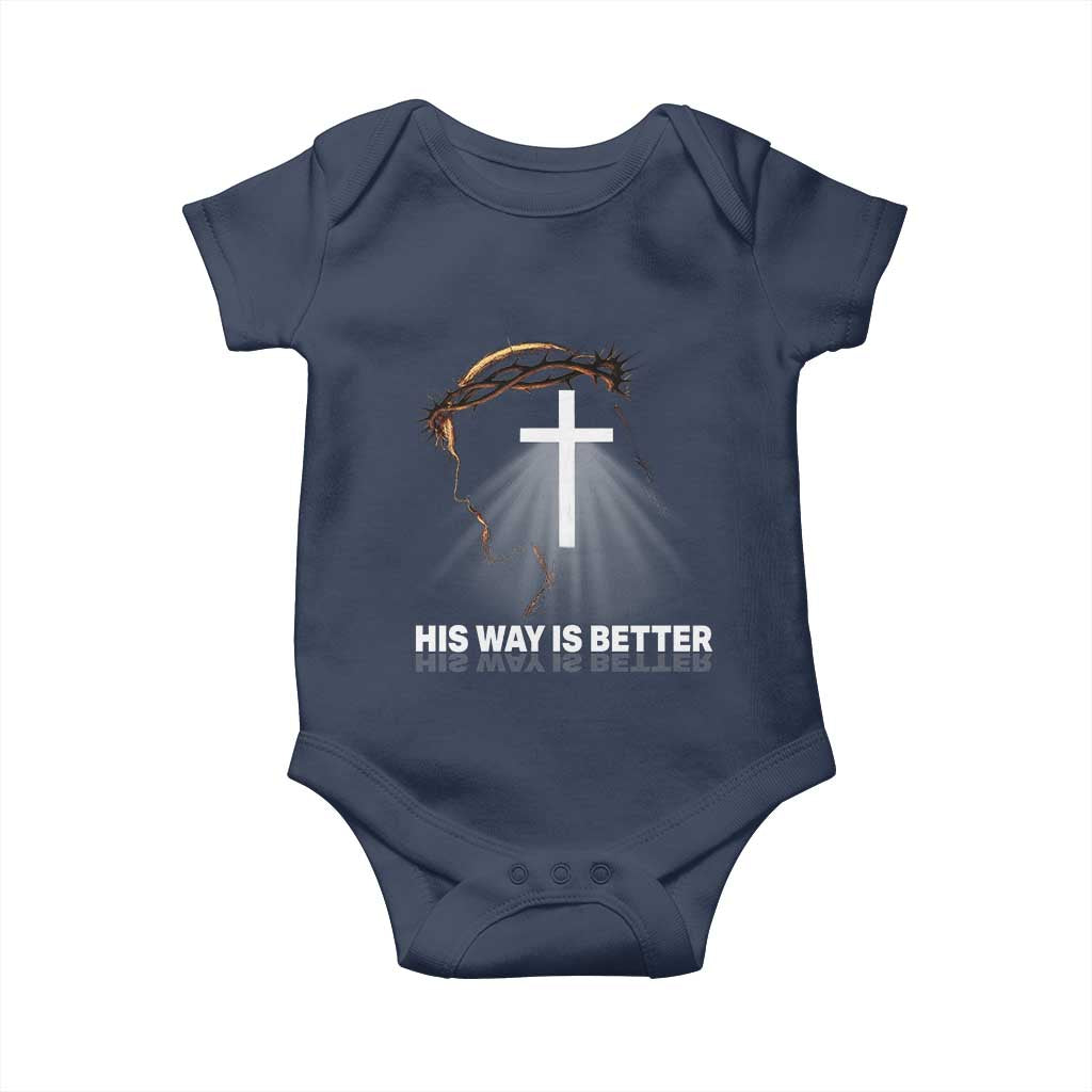Jesus Christan Baby Onesie His Way Is Better - Wonder Print Shop