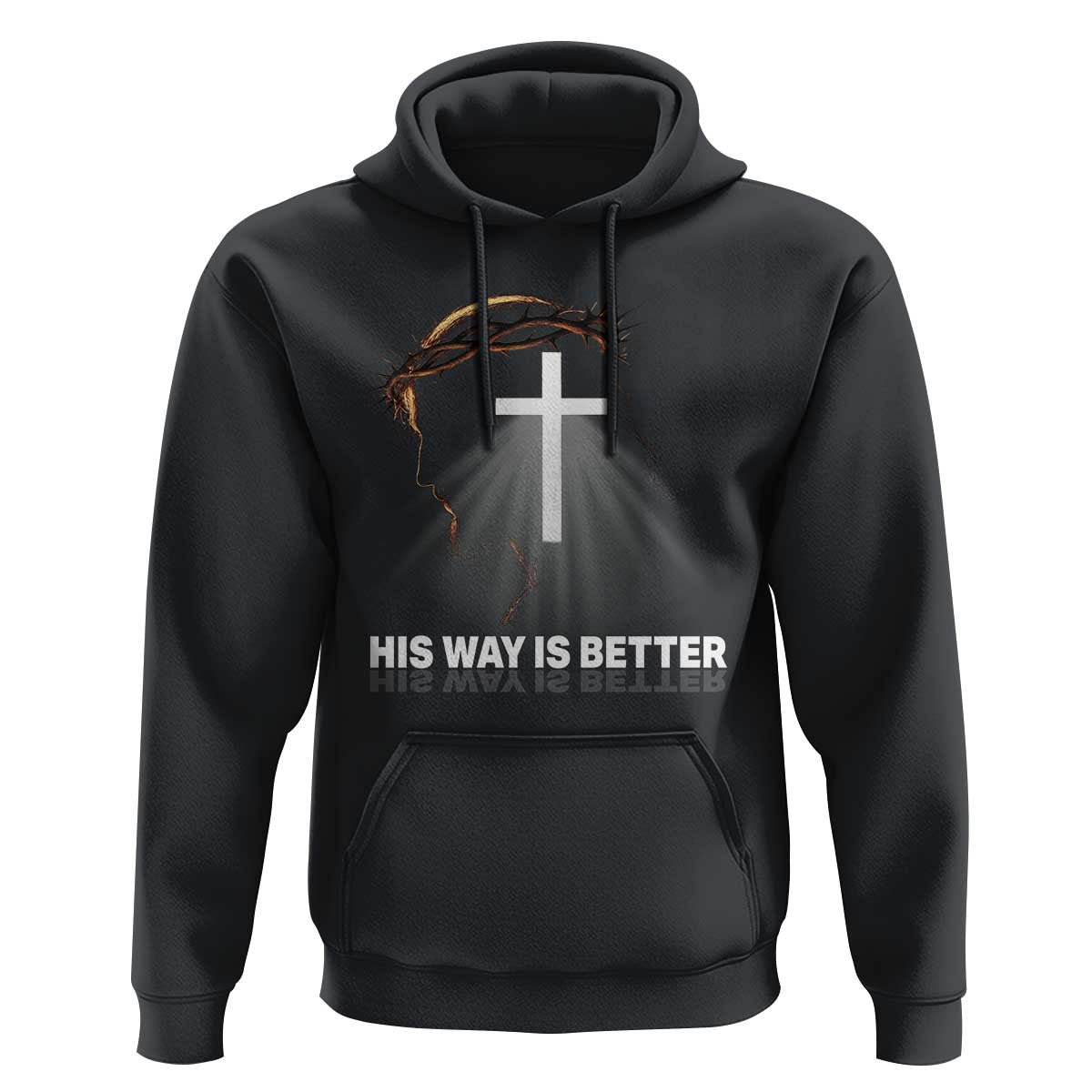 Jesus Christan Hoodie His Way Is Better - Wonder Print Shop