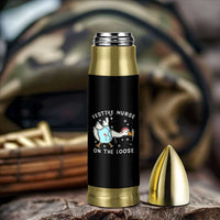 Funny ER Nurse Goose Christmas Bullet Tumbler Festive Nurses On The Loose - Wonder Print Shop
