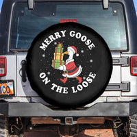 Festive Goose on The Loose Spare Tire Cover Funny Goose Christmas Meme - Wonder Print Shop