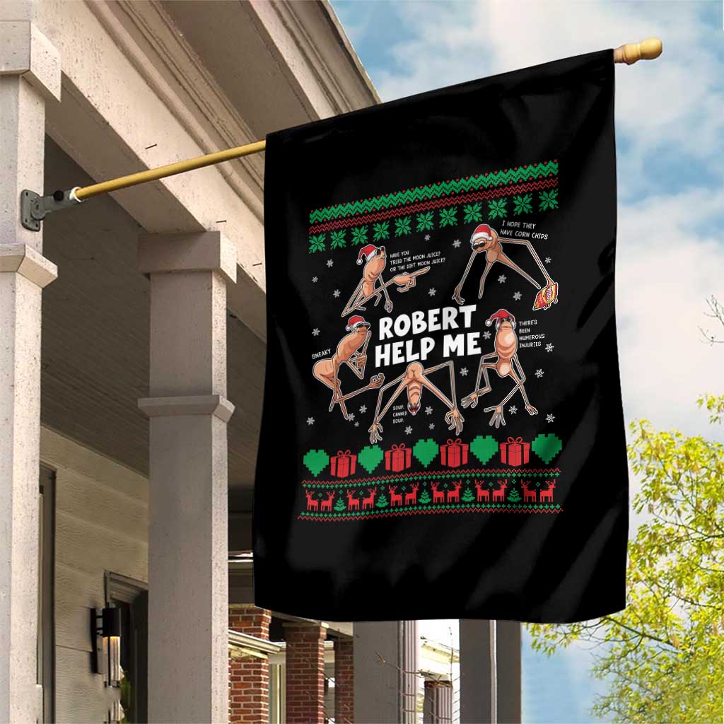 Marcus The Worm Robert Meme Christmas Garden Flag - Wonder Print Shop
