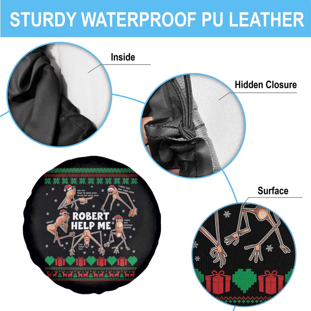 Marcus The Worm Robert Meme Christmas Spare Tire Cover - Wonder Print Shop