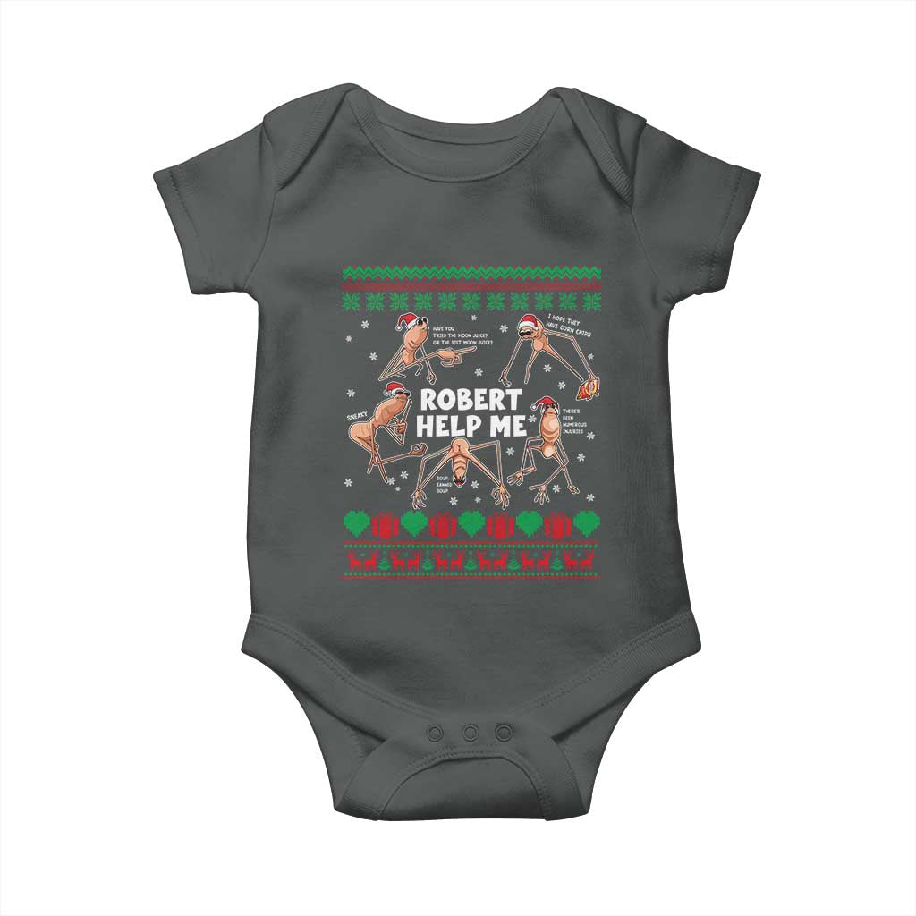 Marcus The Worm Robert Meme Christmas Baby Onesie - Wonder Print Shop