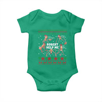 Marcus The Worm Robert Meme Christmas Baby Onesie - Wonder Print Shop