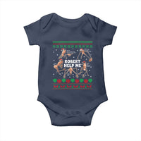 Marcus The Worm Robert Meme Christmas Baby Onesie - Wonder Print Shop
