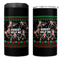 Marcus The Worm Robert Meme Christmas 4 in 1 Can Cooler Tumbler - Wonder Print Shop