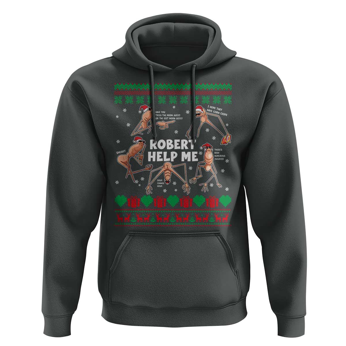 Marcus The Worm Robert Meme Christmas Hoodie - Wonder Print Shop