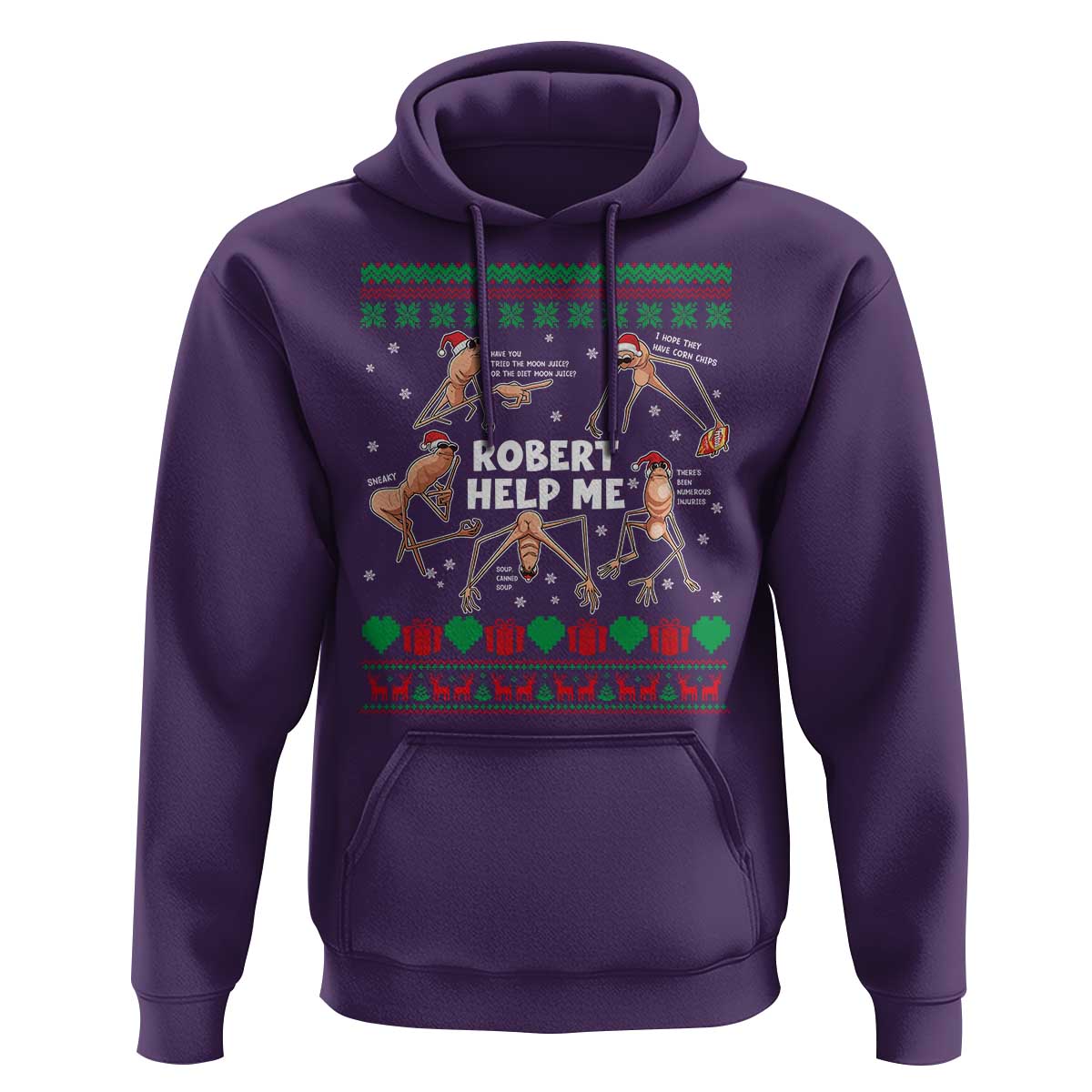 Marcus The Worm Robert Meme Christmas Hoodie - Wonder Print Shop