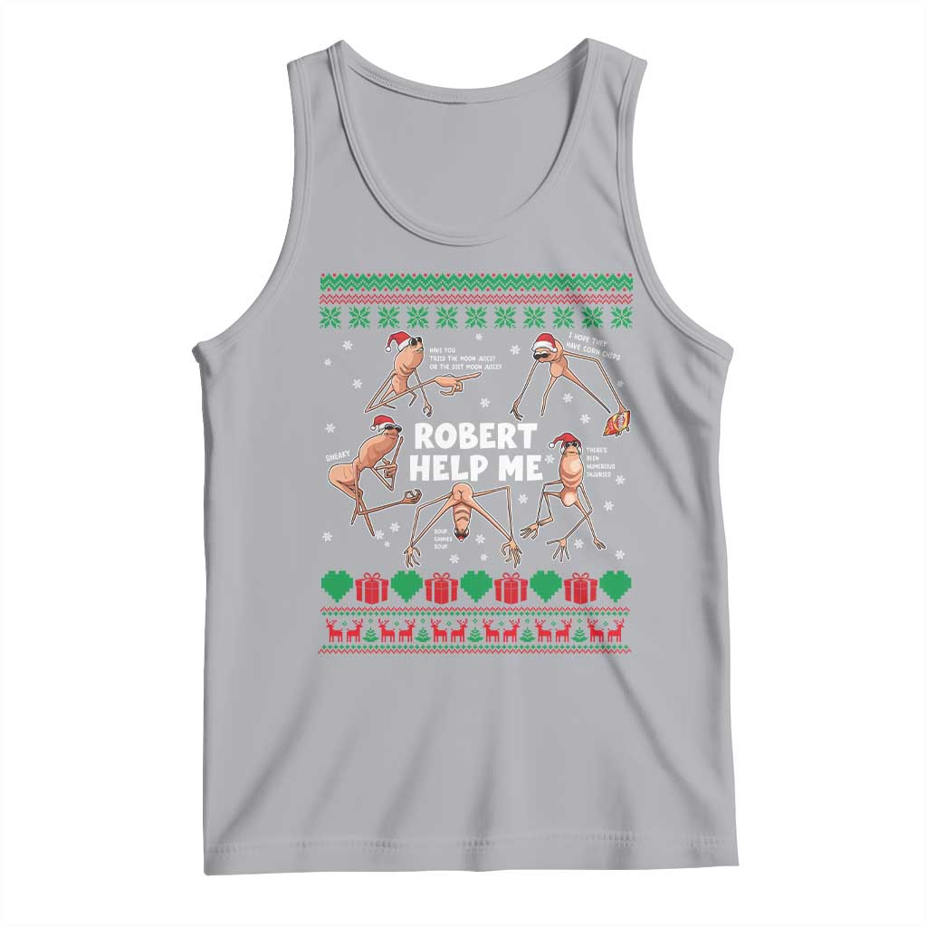 Marcus The Worm Robert Meme Christmas Tank Top - Wonder Print Shop