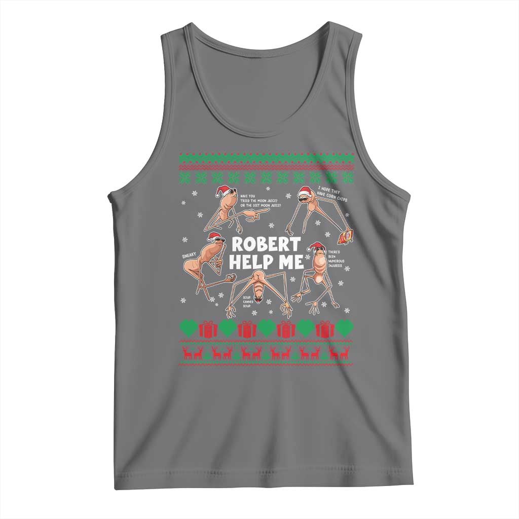 Marcus The Worm Robert Meme Christmas Tank Top - Wonder Print Shop