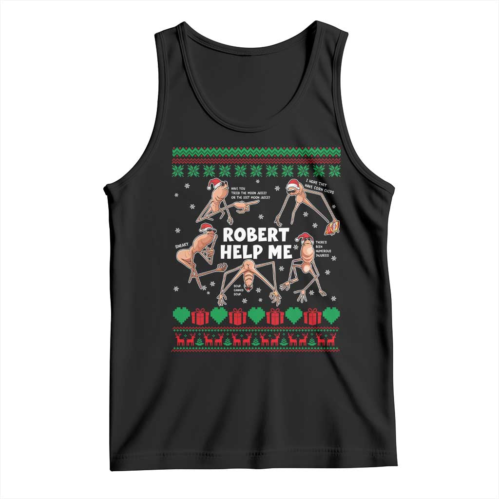 Marcus The Worm Robert Meme Christmas Tank Top - Wonder Print Shop