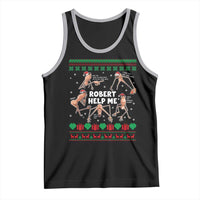 Marcus The Worm Robert Meme Christmas Tank Top - Wonder Print Shop