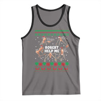 Marcus The Worm Robert Meme Christmas Tank Top - Wonder Print Shop