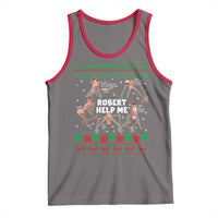 Marcus The Worm Robert Meme Christmas Tank Top - Wonder Print Shop