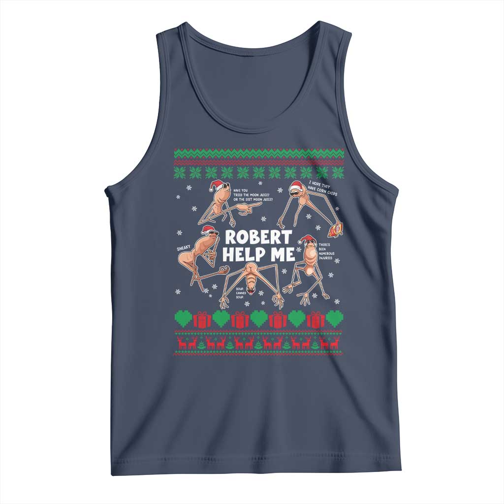 Marcus The Worm Robert Meme Christmas Tank Top - Wonder Print Shop