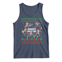 Marcus The Worm Robert Meme Christmas Tank Top - Wonder Print Shop