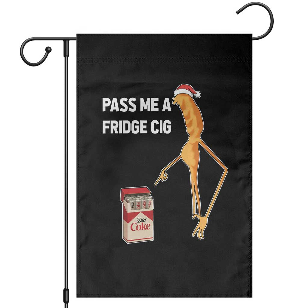 Marcus The Worm Robert Meme Christmas Garden Flag Pass Me A Fridge Cig - Wonder Print Shop