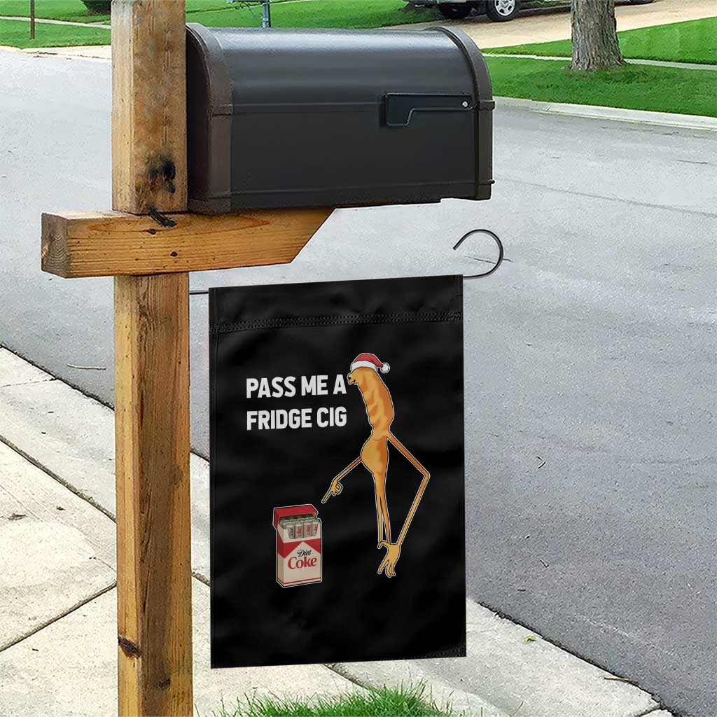 Marcus The Worm Robert Meme Christmas Garden Flag Pass Me A Fridge Cig - Wonder Print Shop