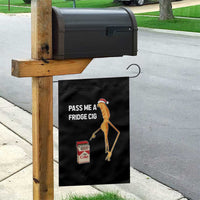 Marcus The Worm Robert Meme Christmas Garden Flag Pass Me A Fridge Cig - Wonder Print Shop