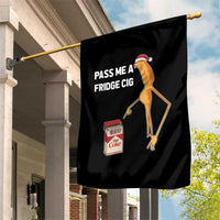 Marcus The Worm Robert Meme Christmas Garden Flag Pass Me A Fridge Cig - Wonder Print Shop