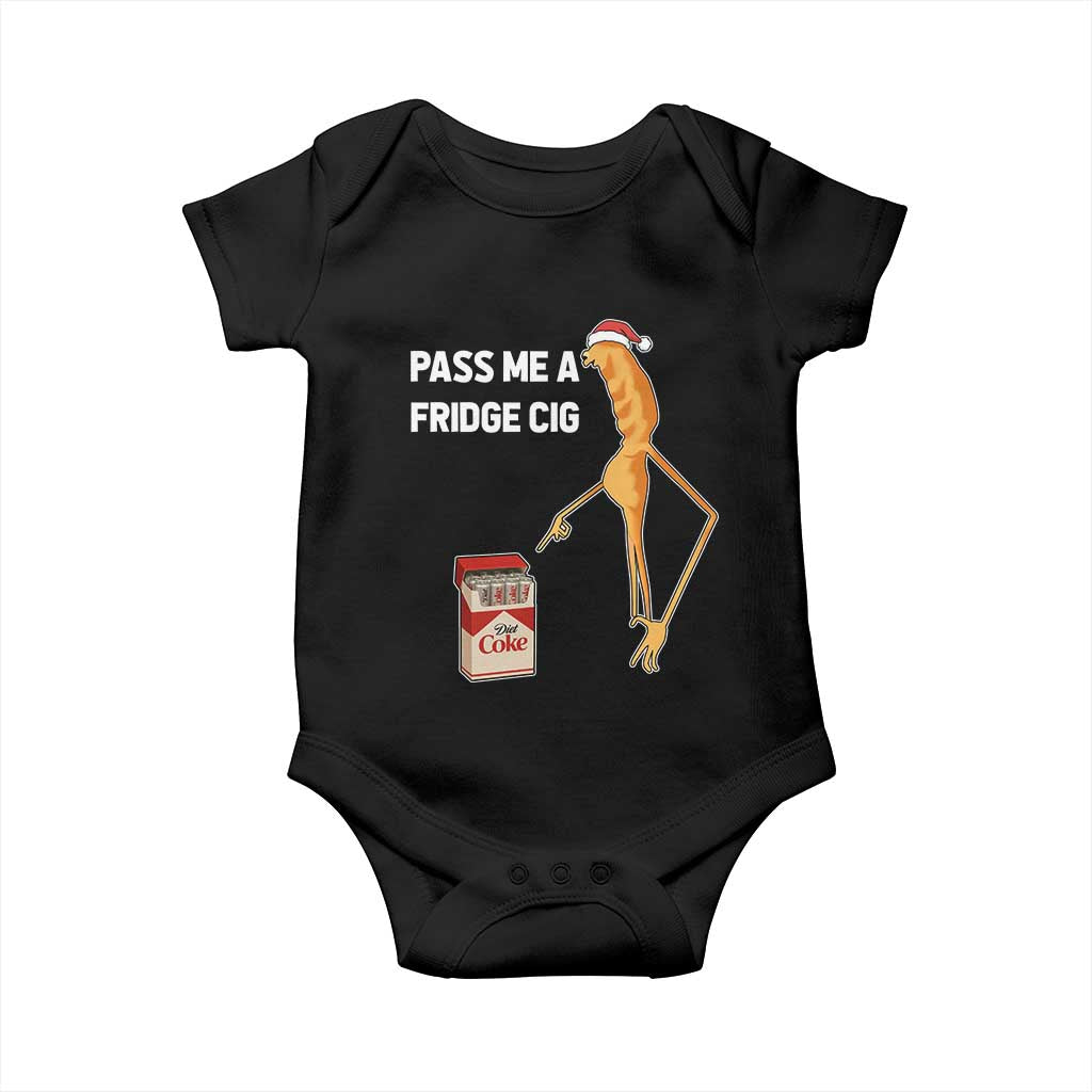 Marcus The Worm Robert Meme Christmas Baby Onesie Pass Me A Fridge Cig - Wonder Print Shop