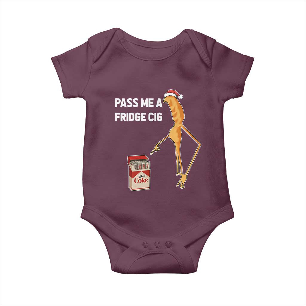 Marcus The Worm Robert Meme Christmas Baby Onesie Pass Me A Fridge Cig - Wonder Print Shop