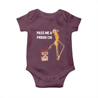 Marcus The Worm Robert Meme Christmas Baby Onesie Pass Me A Fridge Cig - Wonder Print Shop
