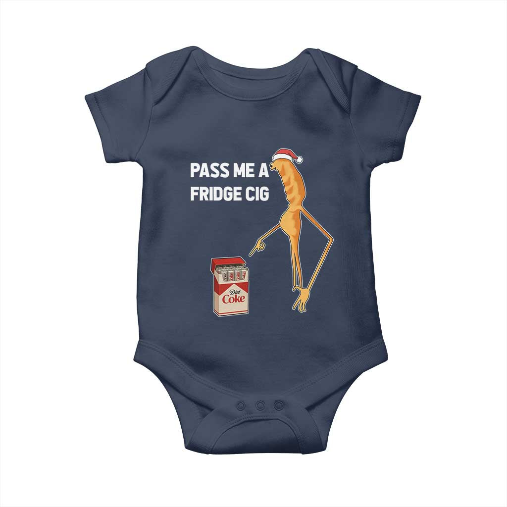 Marcus The Worm Robert Meme Christmas Baby Onesie Pass Me A Fridge Cig - Wonder Print Shop