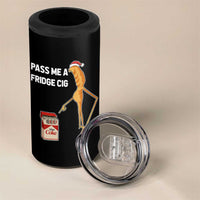 Marcus The Worm Robert Meme Christmas 4 in 1 Can Cooler Tumbler Pass Me A Fridge Cig - Wonder Print Shop