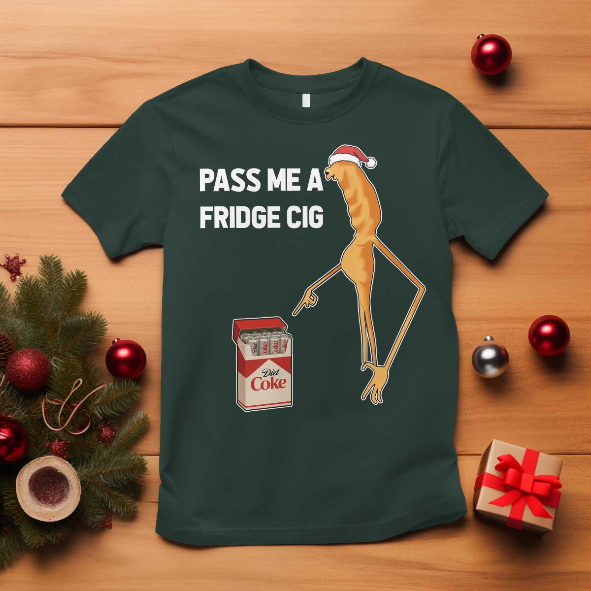 Marcus The Worm Robert Meme Christmas T Shirt Pass Me A Fridge Cig - Wonder Print Shop