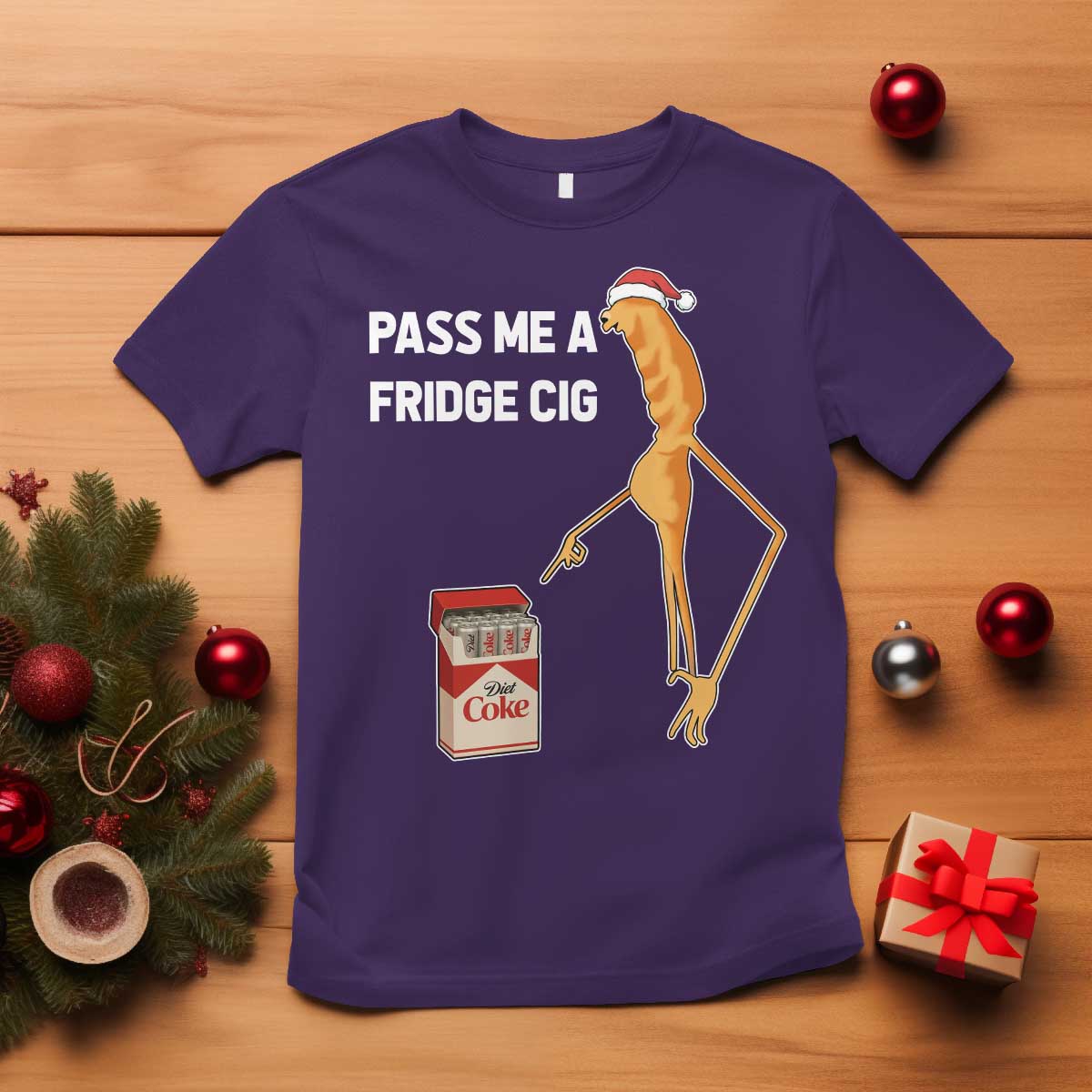 Marcus The Worm Robert Meme Christmas T Shirt Pass Me A Fridge Cig - Wonder Print Shop