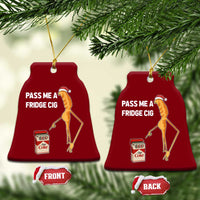 Marcus The Worm Robert Meme Christmas Ceramic Ornament Pass Me A Fridge Cig - Wonder Print Shop