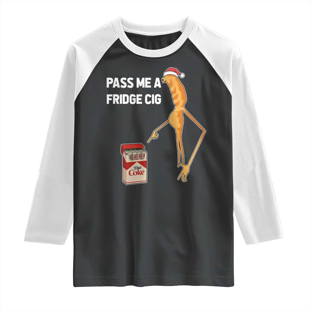 Marcus The Worm Robert Meme Christmas Raglan Shirt Pass Me A Fridge Cig - Wonder Print Shop