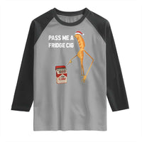 Marcus The Worm Robert Meme Christmas Raglan Shirt Pass Me A Fridge Cig - Wonder Print Shop