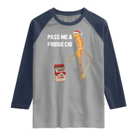Marcus The Worm Robert Meme Christmas Raglan Shirt Pass Me A Fridge Cig - Wonder Print Shop
