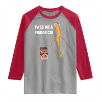 Marcus The Worm Robert Meme Christmas Raglan Shirt Pass Me A Fridge Cig - Wonder Print Shop