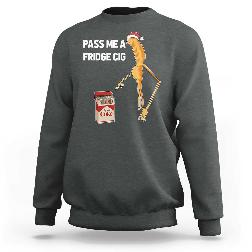 Marcus The Worm Robert Meme Christmas Sweatshirt Pass Me A Fridge Cig - Wonder Print Shop