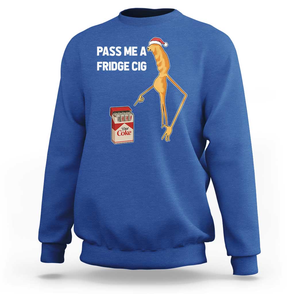 Marcus The Worm Robert Meme Christmas Sweatshirt Pass Me A Fridge Cig - Wonder Print Shop