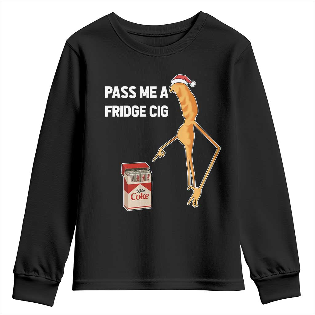 Marcus The Worm Robert Meme Christmas Youth Sweatshirt Pass Me A Fridge Cig - Wonder Print Shop