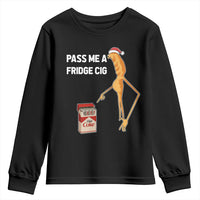 Marcus The Worm Robert Meme Christmas Youth Sweatshirt Pass Me A Fridge Cig - Wonder Print Shop