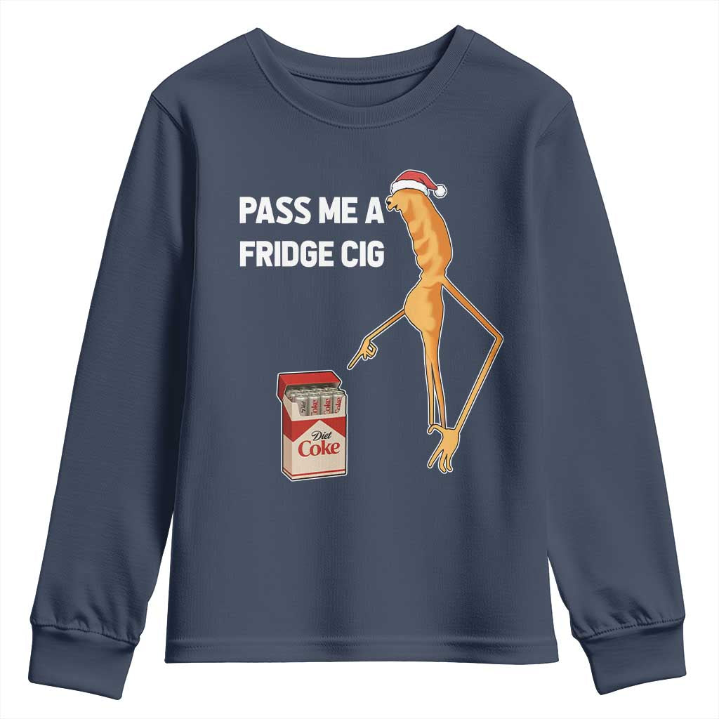 Marcus The Worm Robert Meme Christmas Youth Sweatshirt Pass Me A Fridge Cig - Wonder Print Shop