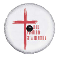 God Forbid A White Boy Get A Lil Motion Spare Tire Cover Funny Christian Quote Meme - Wonder Print Shop