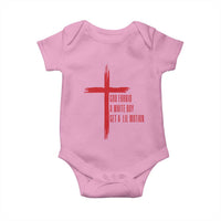 God Forbid A White Boy Get A Lil Motion Baby Onesie Funny Christian Quote Meme - Wonder Print Shop