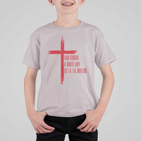 God Forbid A White Boy Get A Lil Motion T Shirt For Kid Funny Christian Quote Meme - Wonder Print Shop