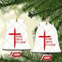 God Forbid A White Boy Get A Lil Motion Ceramic Ornament Funny Christian Quote Meme - Wonder Print Shop