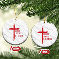 God Forbid A White Boy Get A Lil Motion Ceramic Ornament Funny Christian Quote Meme - Wonder Print Shop