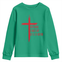 God Forbid A White Boy Get A Lil Motion Youth Sweatshirt Funny Christian Quote Meme - Wonder Print Shop