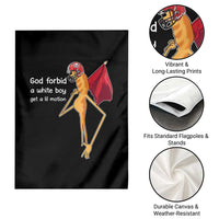 God Forbid A White Boy Get A Lil Motion Garden Flag Marcus The Worm Robert Meme Cosplay - Wonder Print Shop