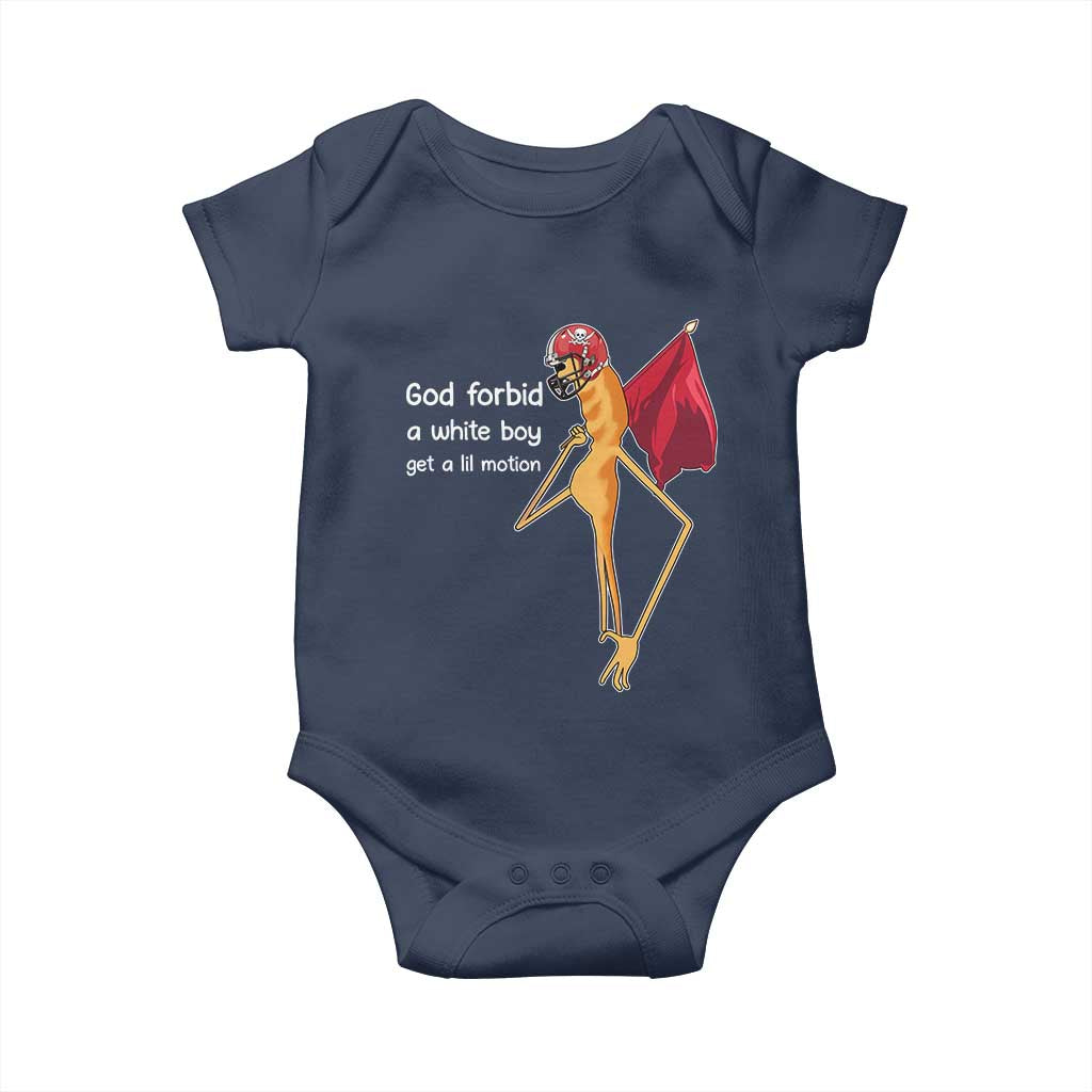 God Forbid A White Boy Get A Lil Motion Baby Onesie Marcus The Worm Robert Meme Cosplay - Wonder Print Shop